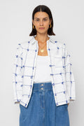Archive Shirt - Navy Ecru Knots