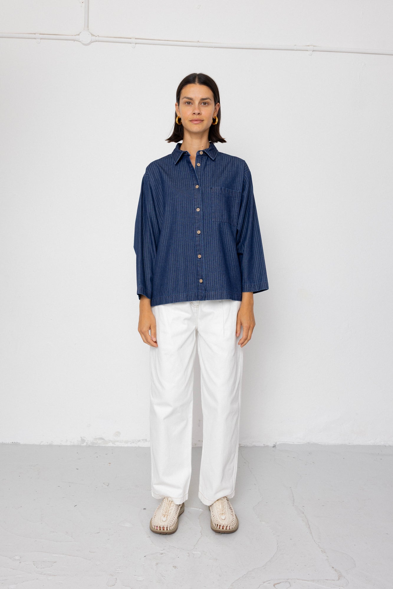 Archive Shirt - Light Denim Stripe