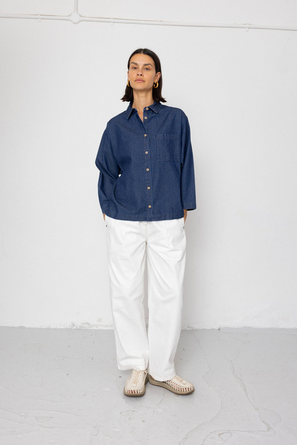 Archive Shirt - Light Denim Stripe