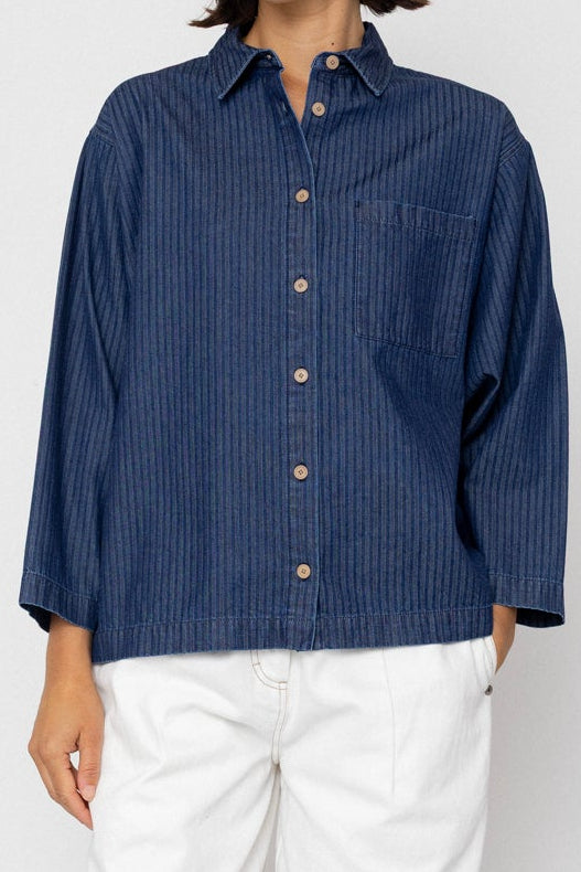 Archive Shirt - Light Denim Stripe