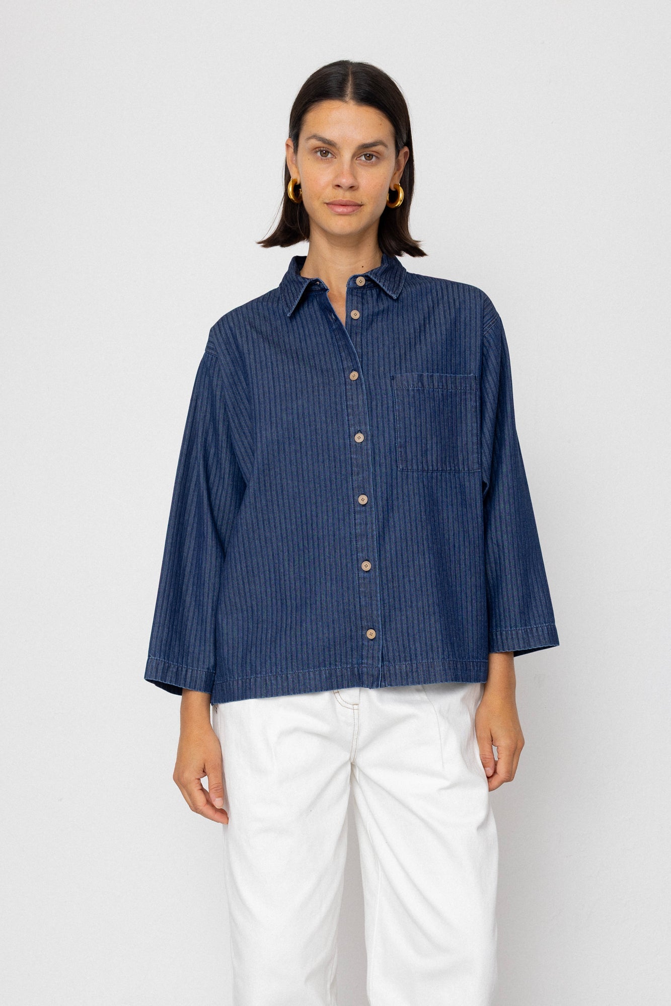 Archive Shirt - Light Denim Stripe