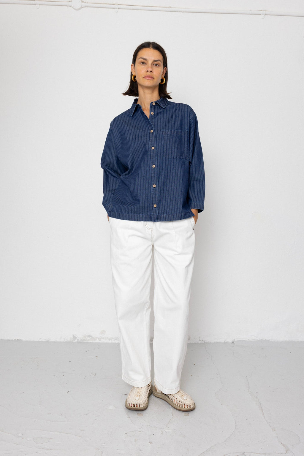 Archive Shirt - Light Denim Stripe