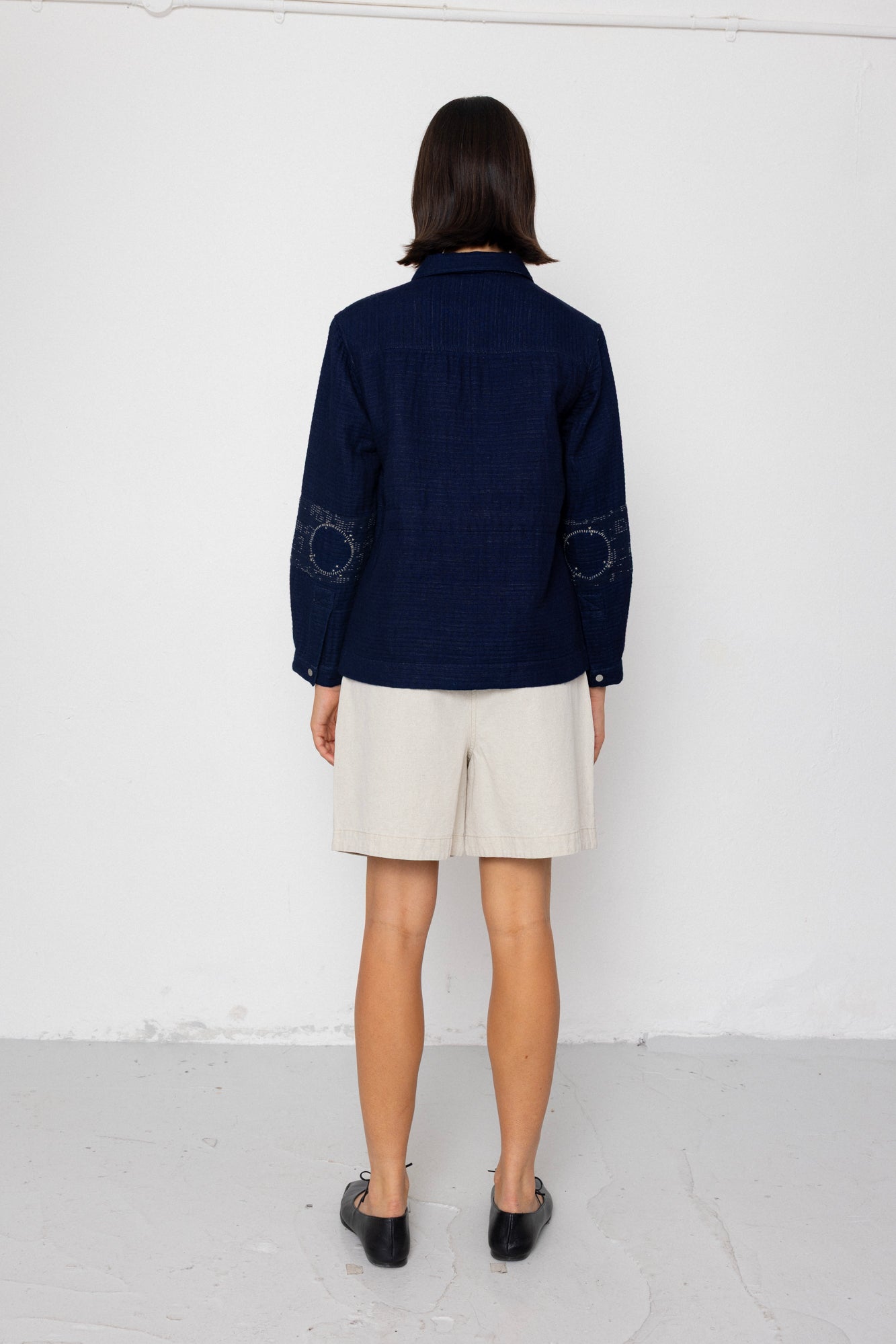 Assembly Jacket - Stray Float Stitch Indigo