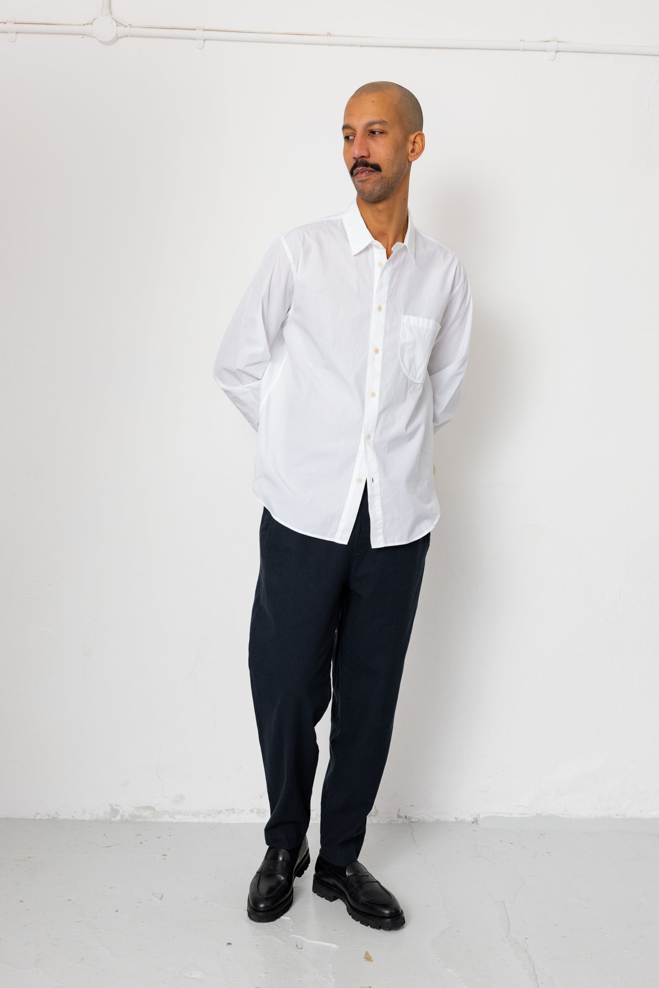Assembly Pant - Black Cotton Linen