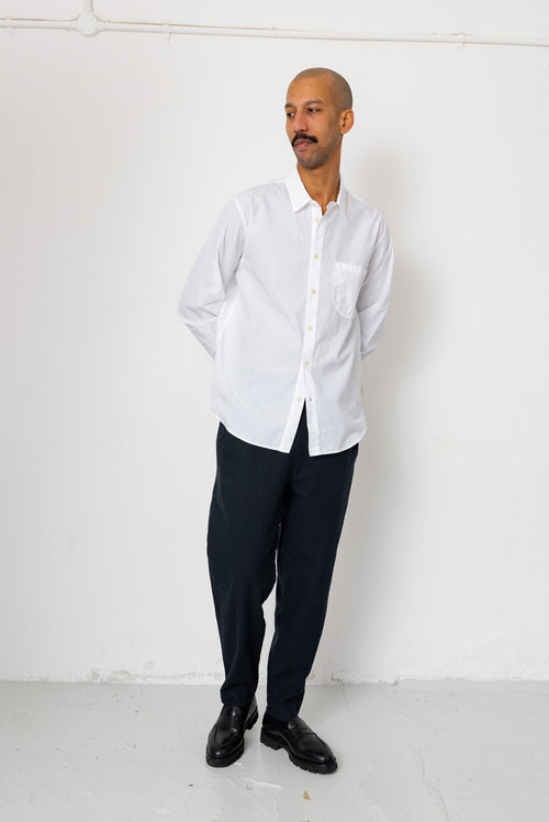Assembly Pant - Black Cotton Linen