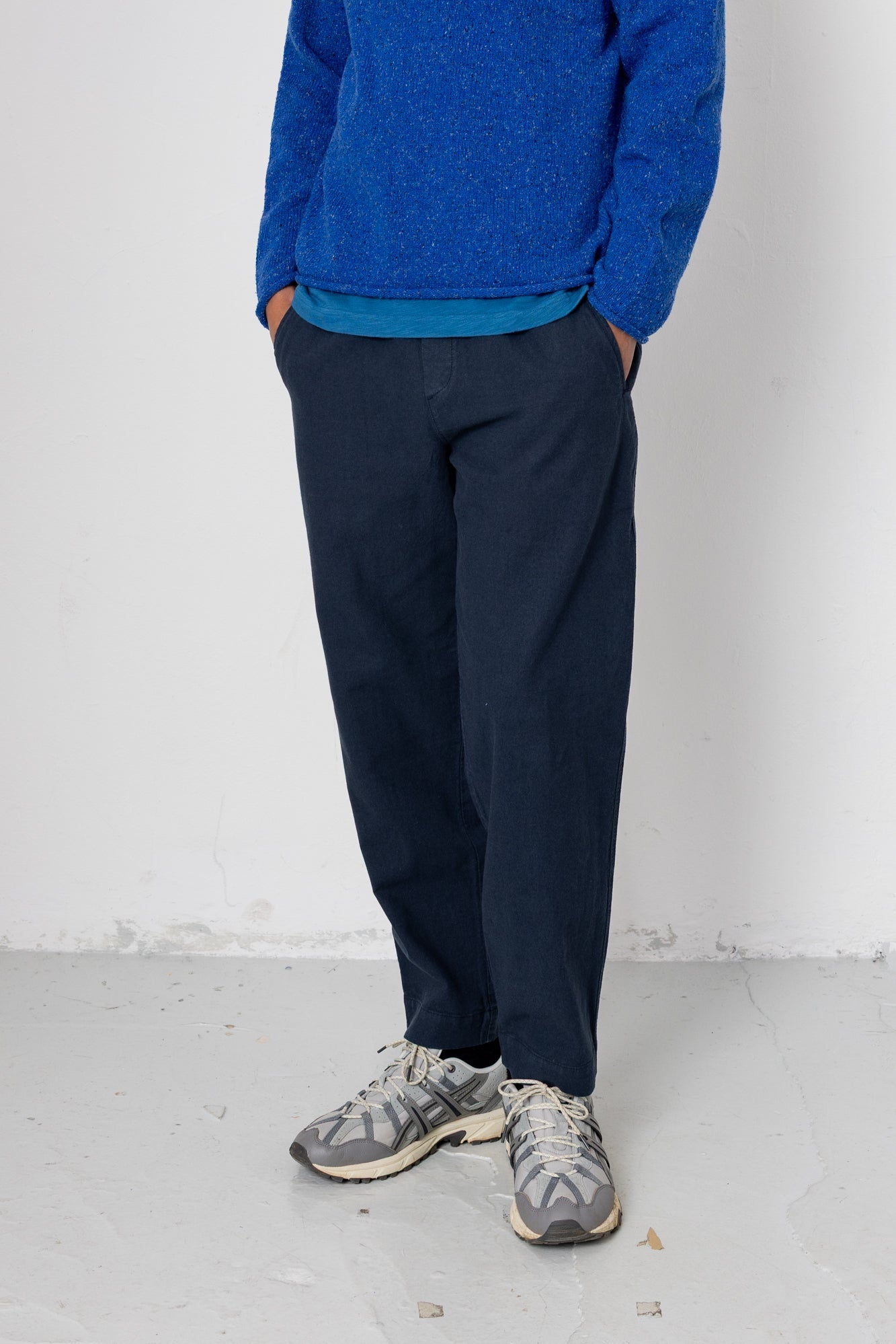 Assembly Pant - Dark Navy Cotton Linen