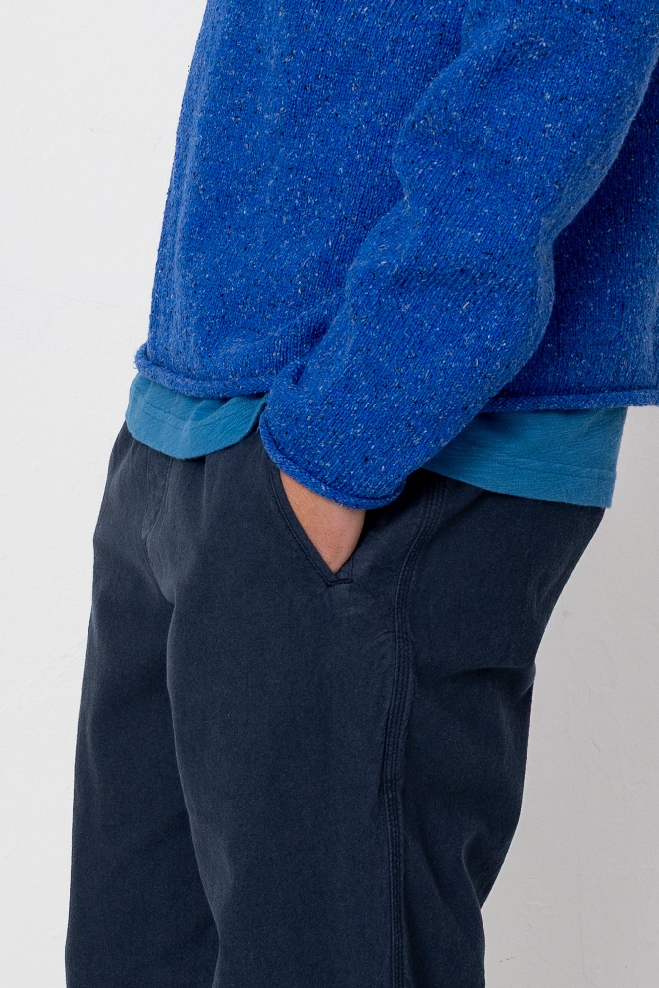Assembly Pant - Dark Navy Cotton Linen