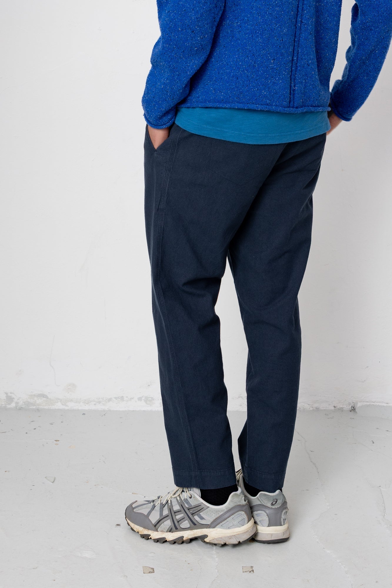 Assembly Pant - Dark Navy Cotton Linen
