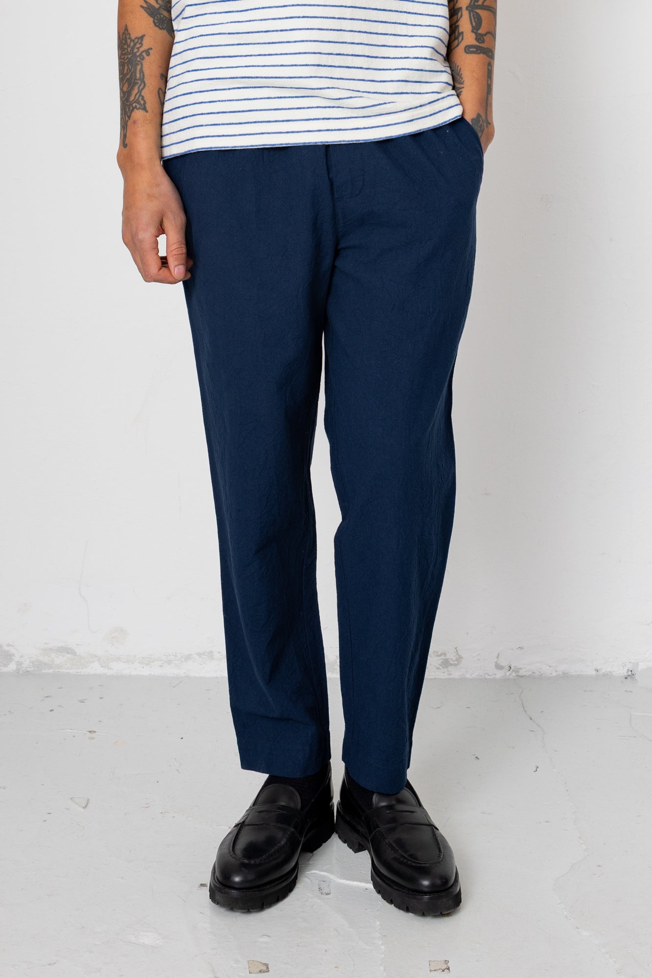 Assembly Pant - Dark Navy Crinkle