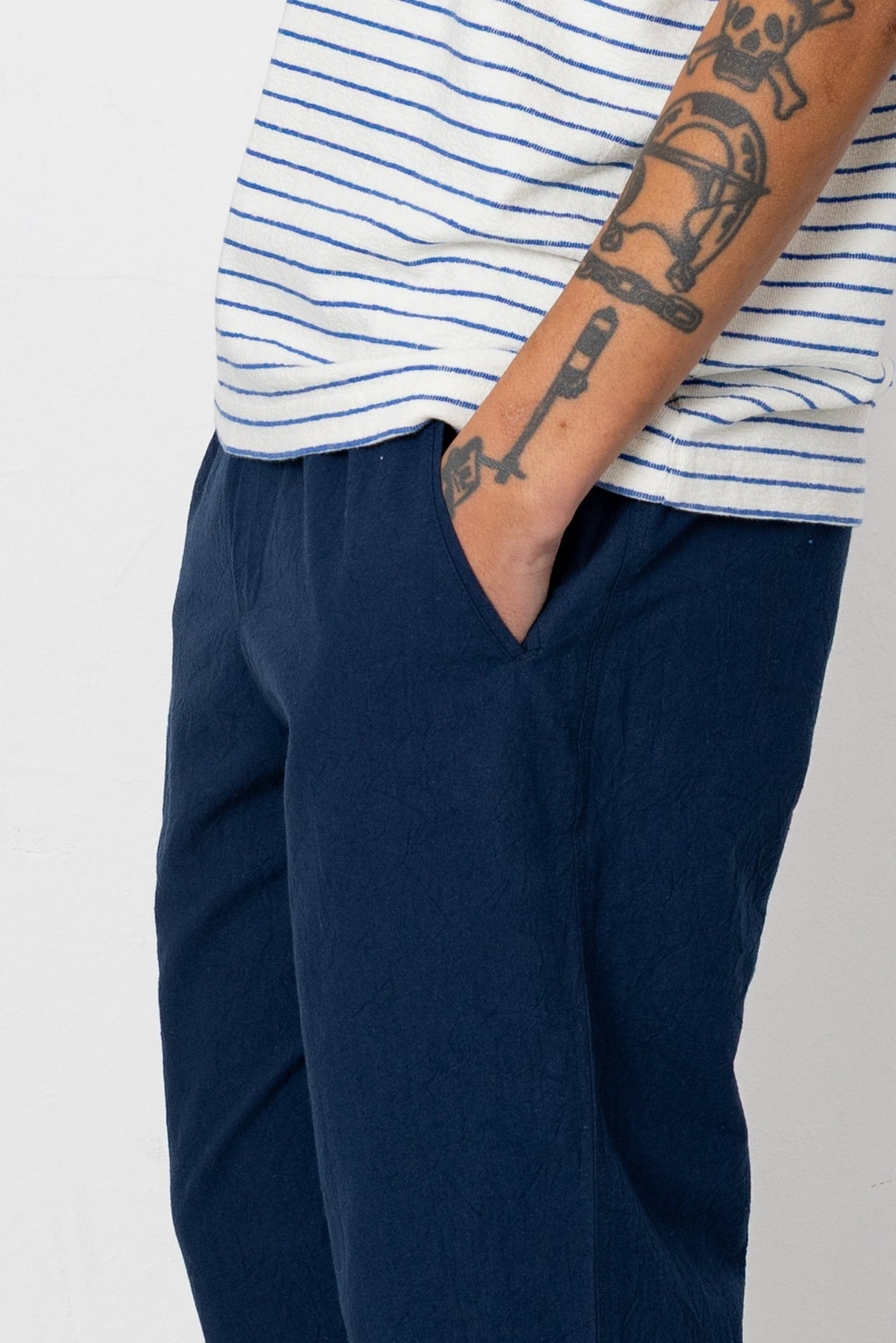 Assembly Pant - Dark Navy Crinkle