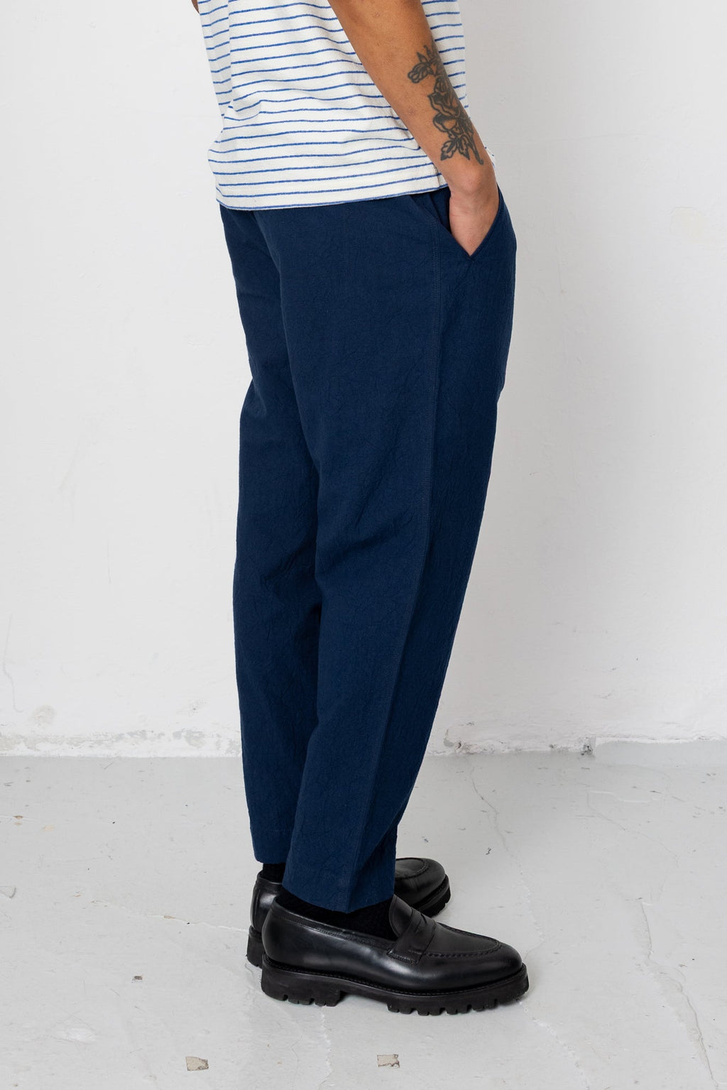 Assembly Pant - Dark Navy Crinkle