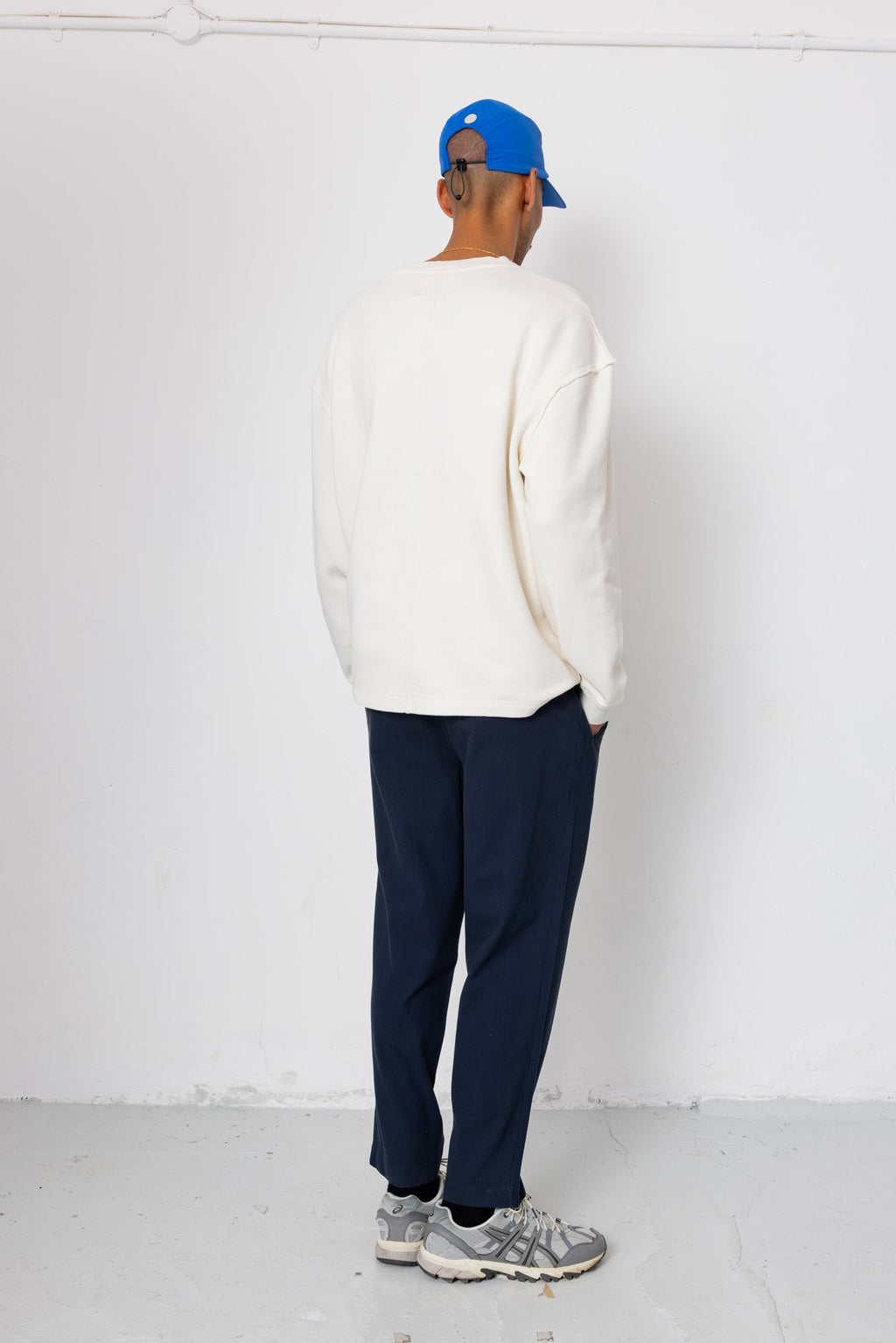 Assembly Pant - Navy Herringbone