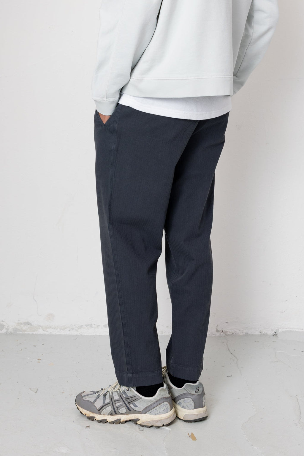 Assembly Pant - Slate Blue Herringbone