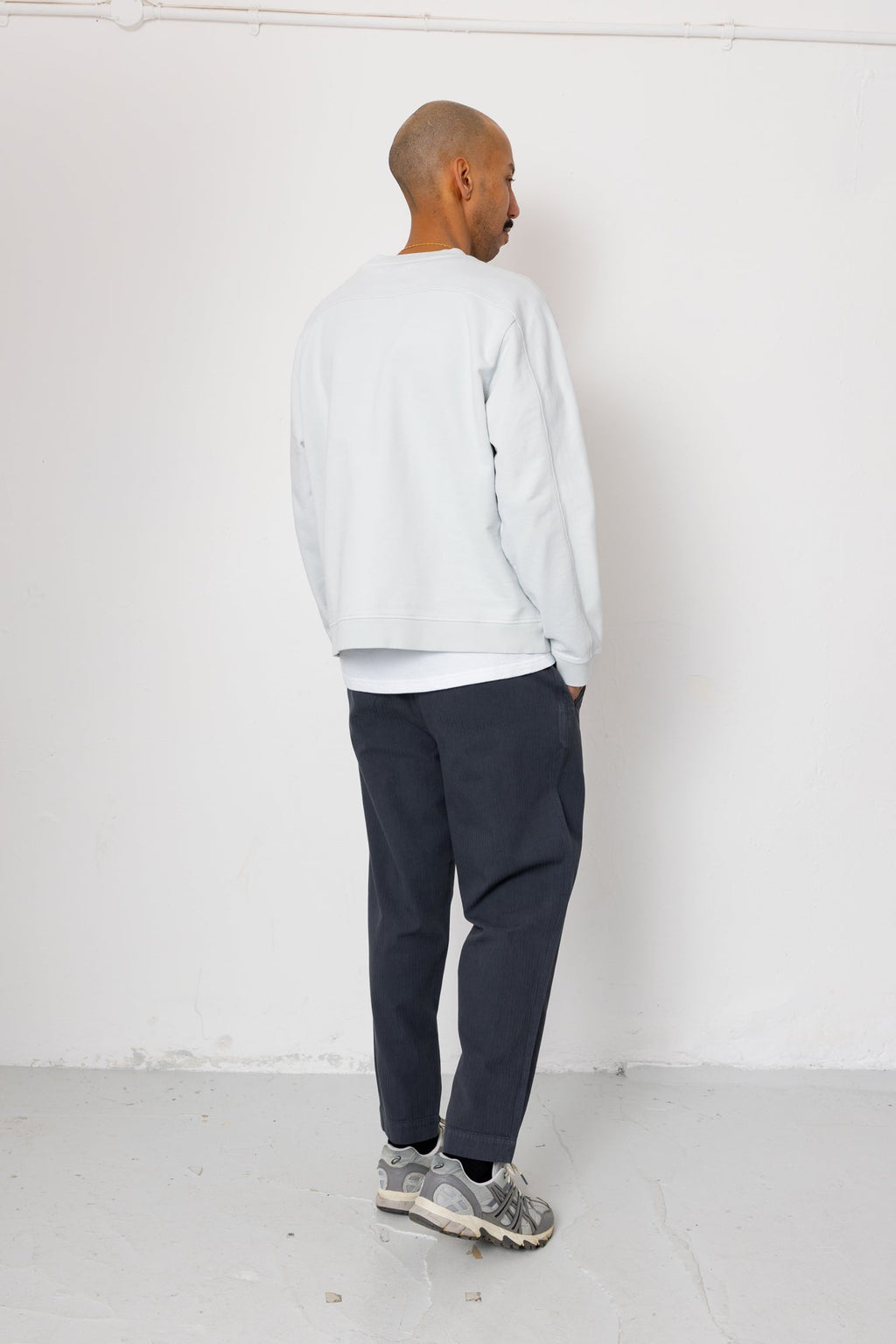 Assembly Pant - Slate Blue Herringbone