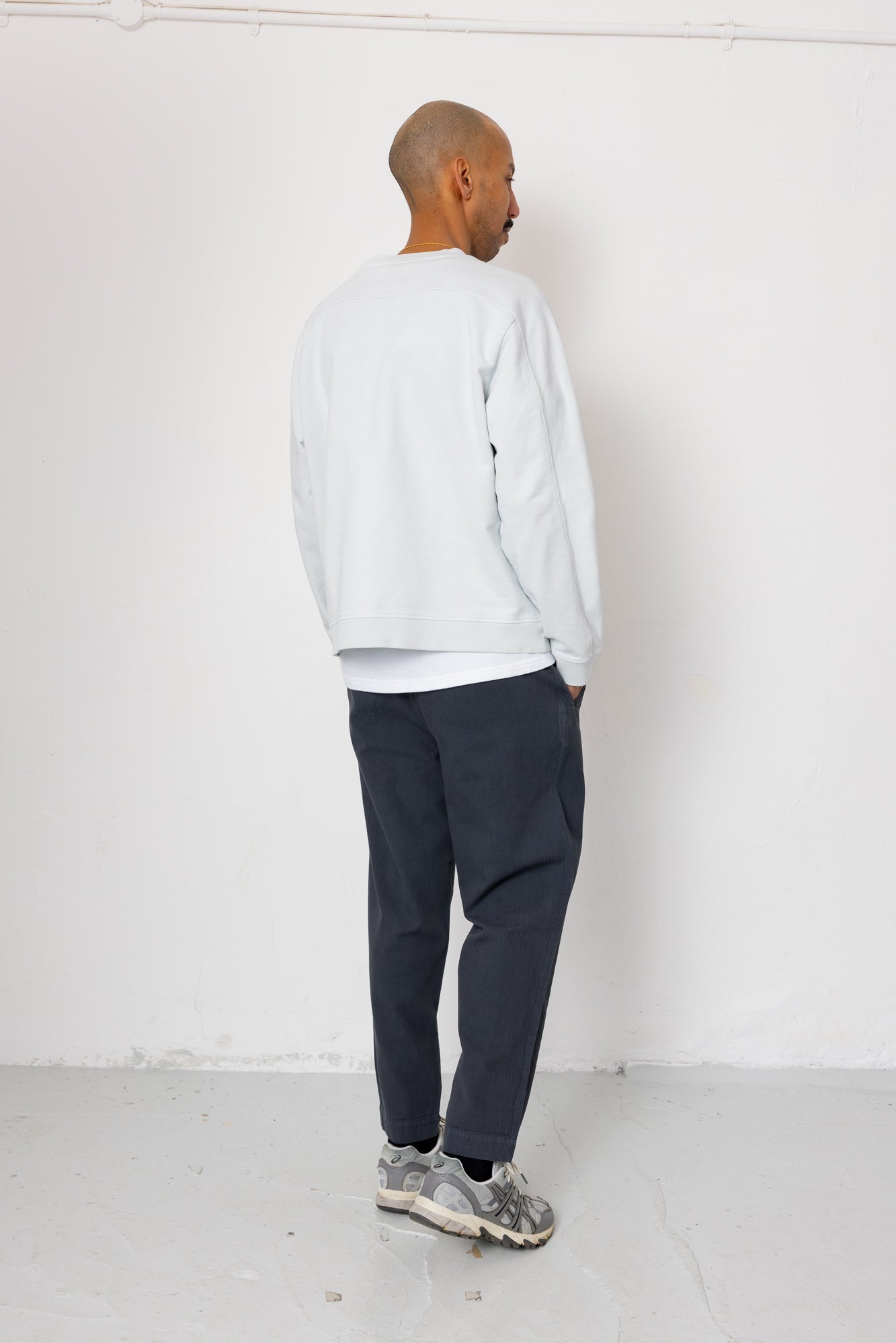 Assembly Pant - Slate Blue Herringbone