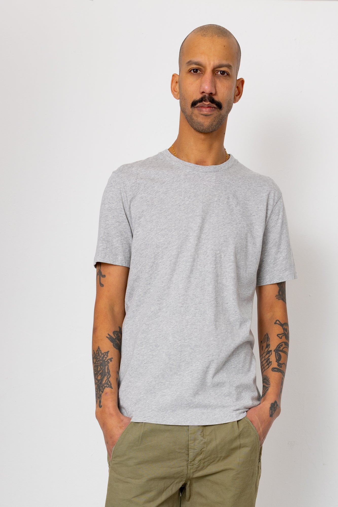 Assembly T-Shirt - Light Grey Melange