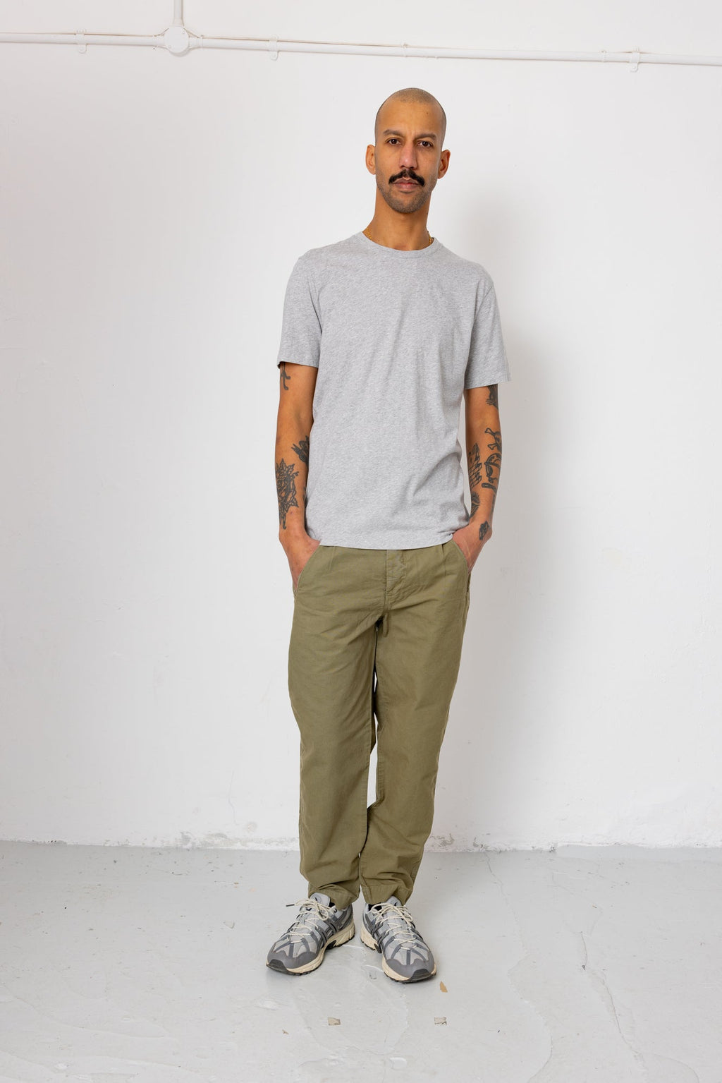 Assembly T-Shirt - Light Grey Melange