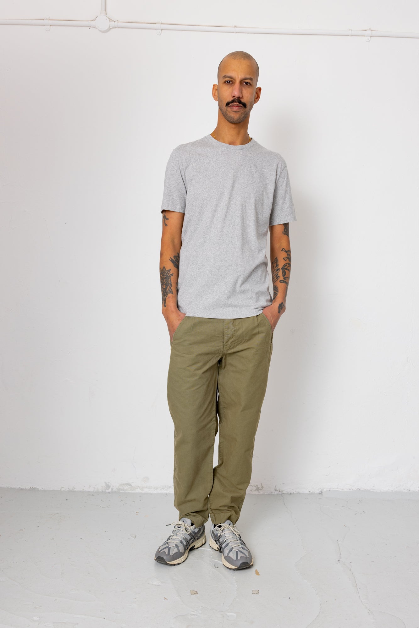 Assembly T-Shirt - Light Grey Melange