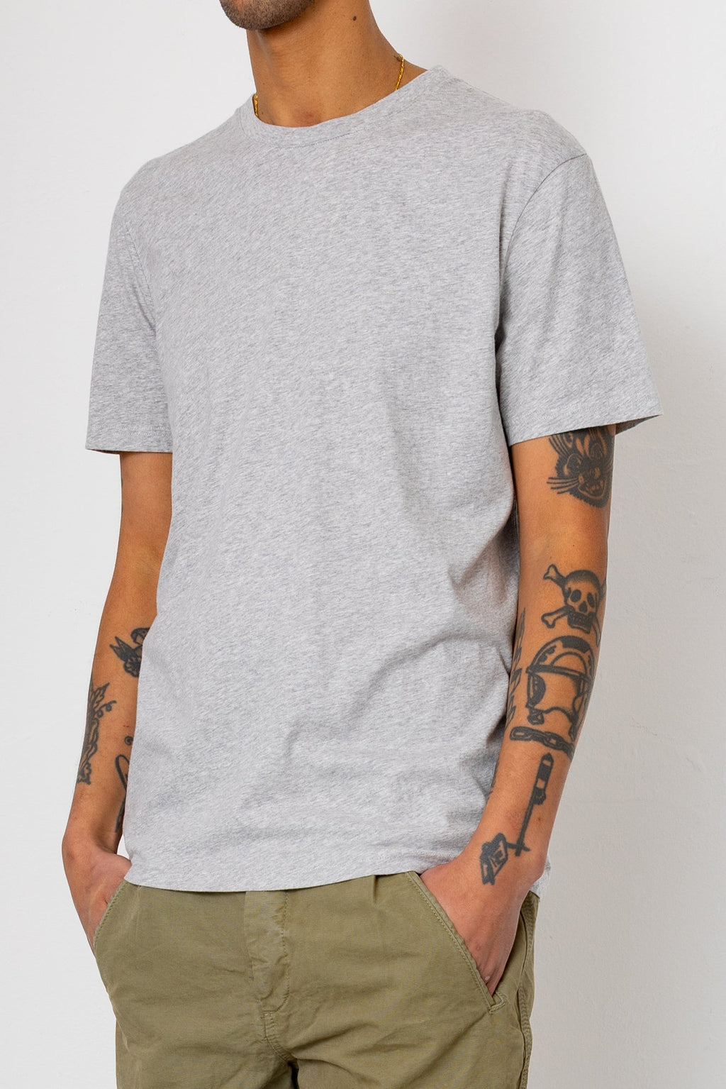 Assembly T-Shirt - Light Grey Melange