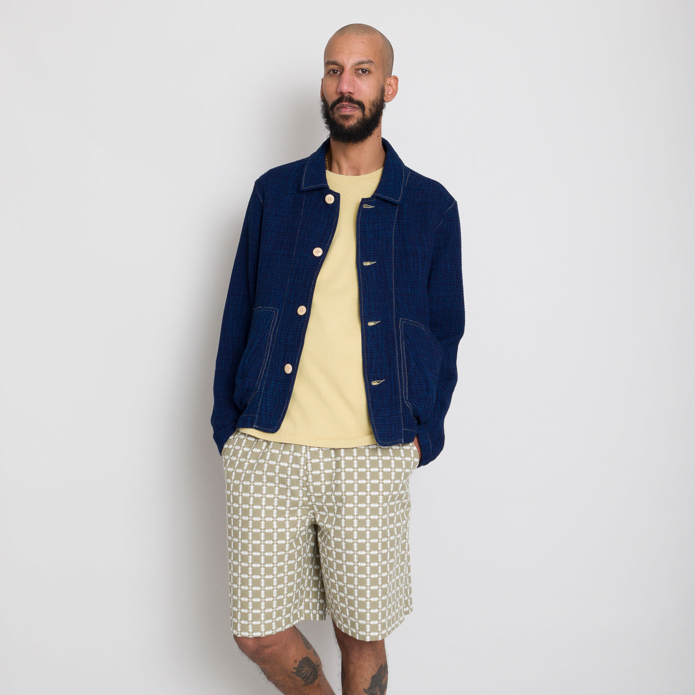 Relaxed Short - Sage Tapestry