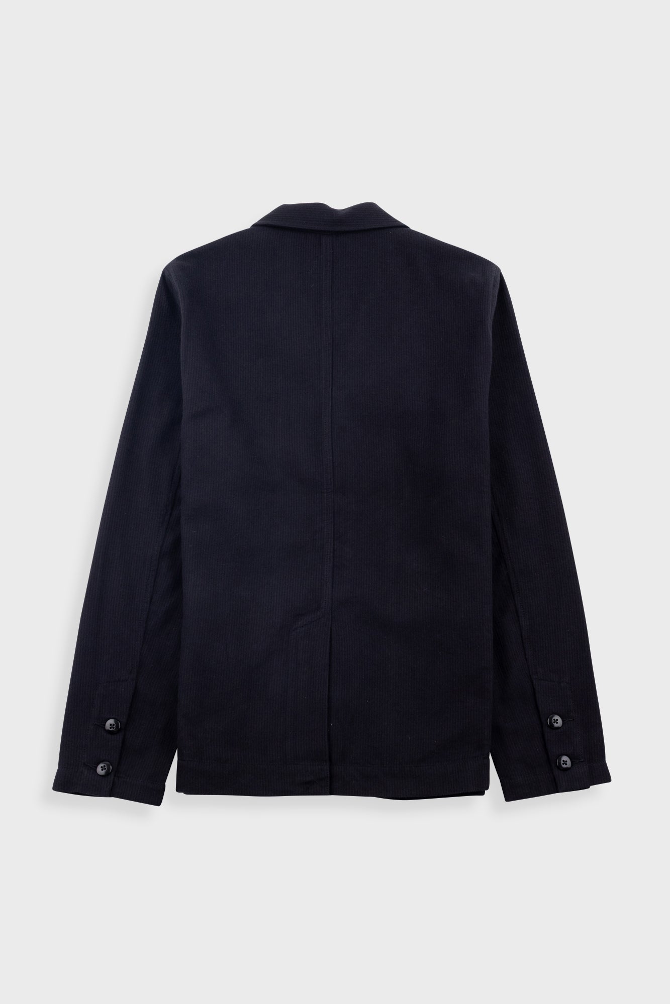 Patch Jacket - Soft Black Brushed Stripe