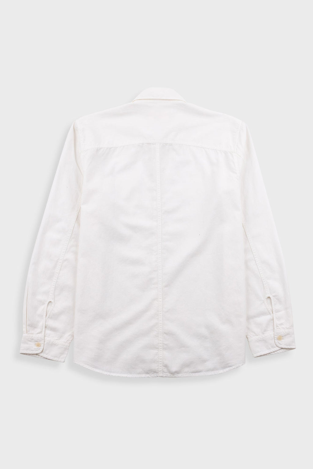 Plain Curve Shirt - Off White