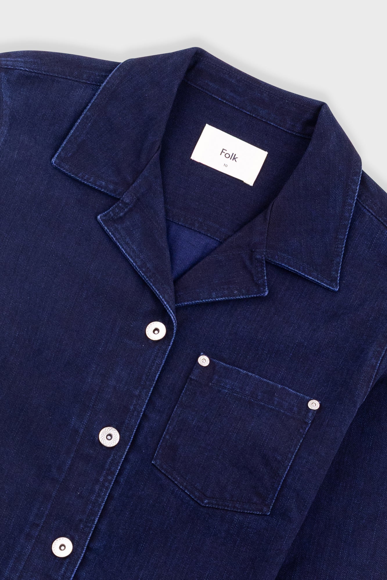 Worker Overshirt - Deep Indigo Slub