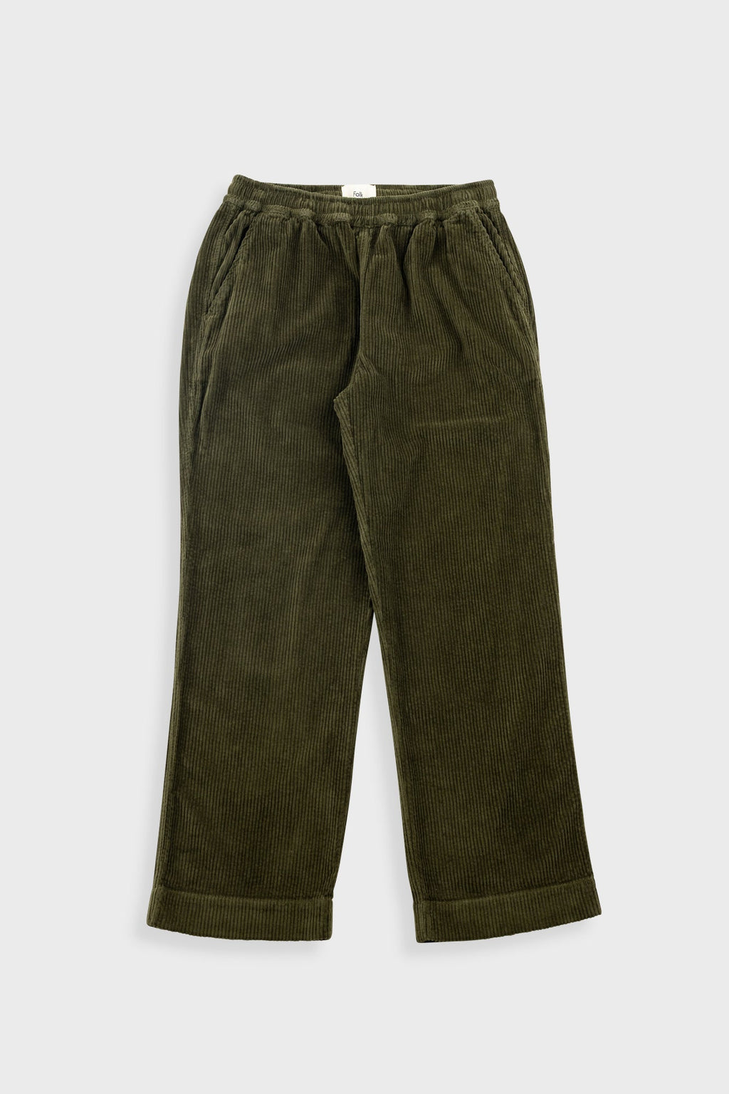 Drawcord Signal Pants - Olive Cord