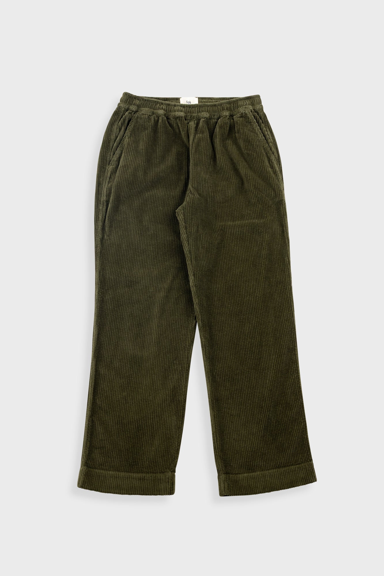 Drawcord Signal Pants - Olive Cord