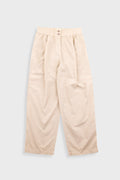 Drawcord Baggy Pants - Light Stone