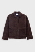 Blouson - Navy Espresso Wool