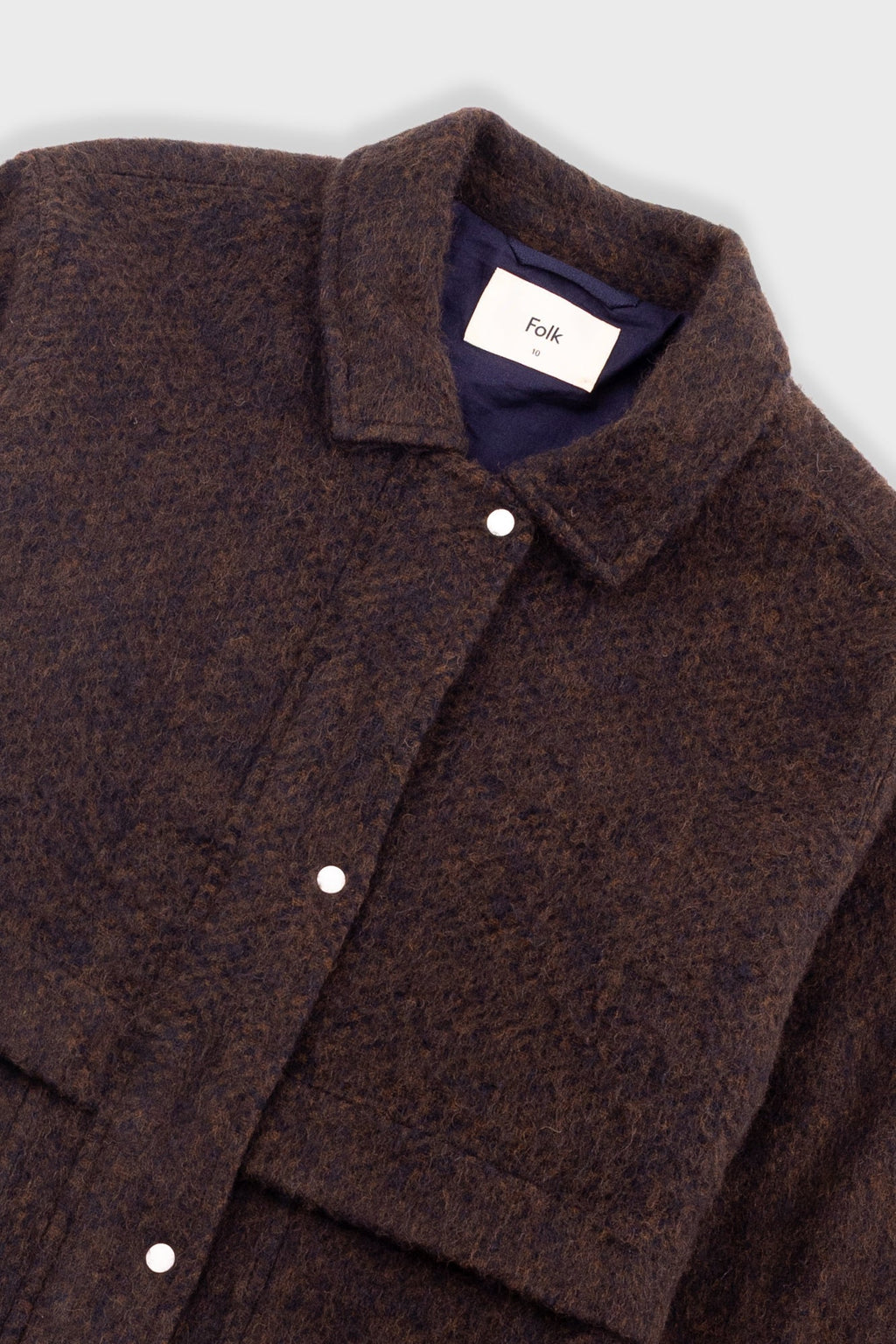 Blouson - Navy Espresso Wool