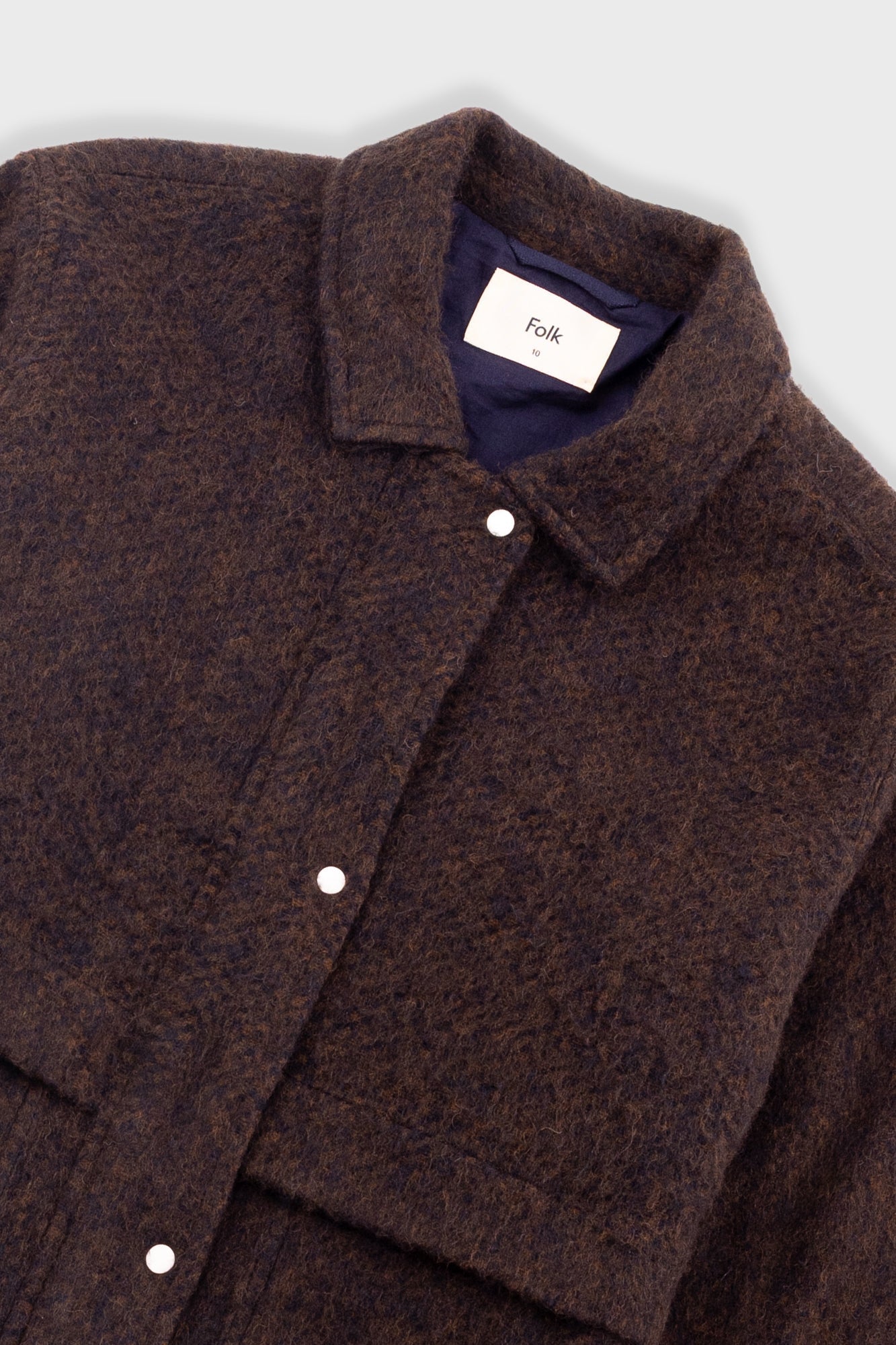 Blouson - Navy Espresso Wool