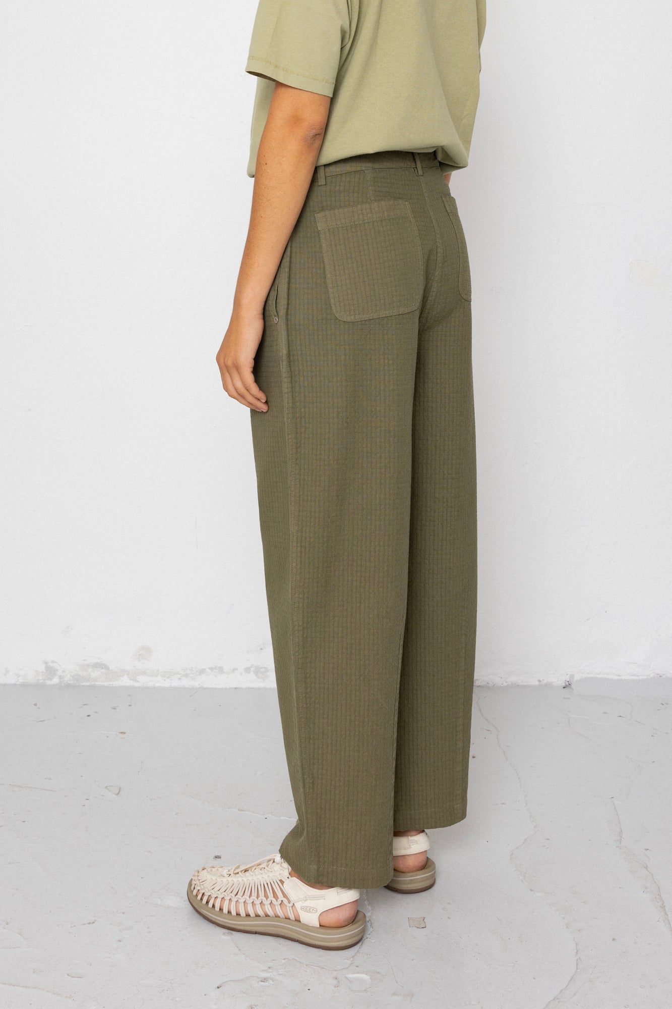 Baggy Trouser - Light Olive Chunky Ripstop