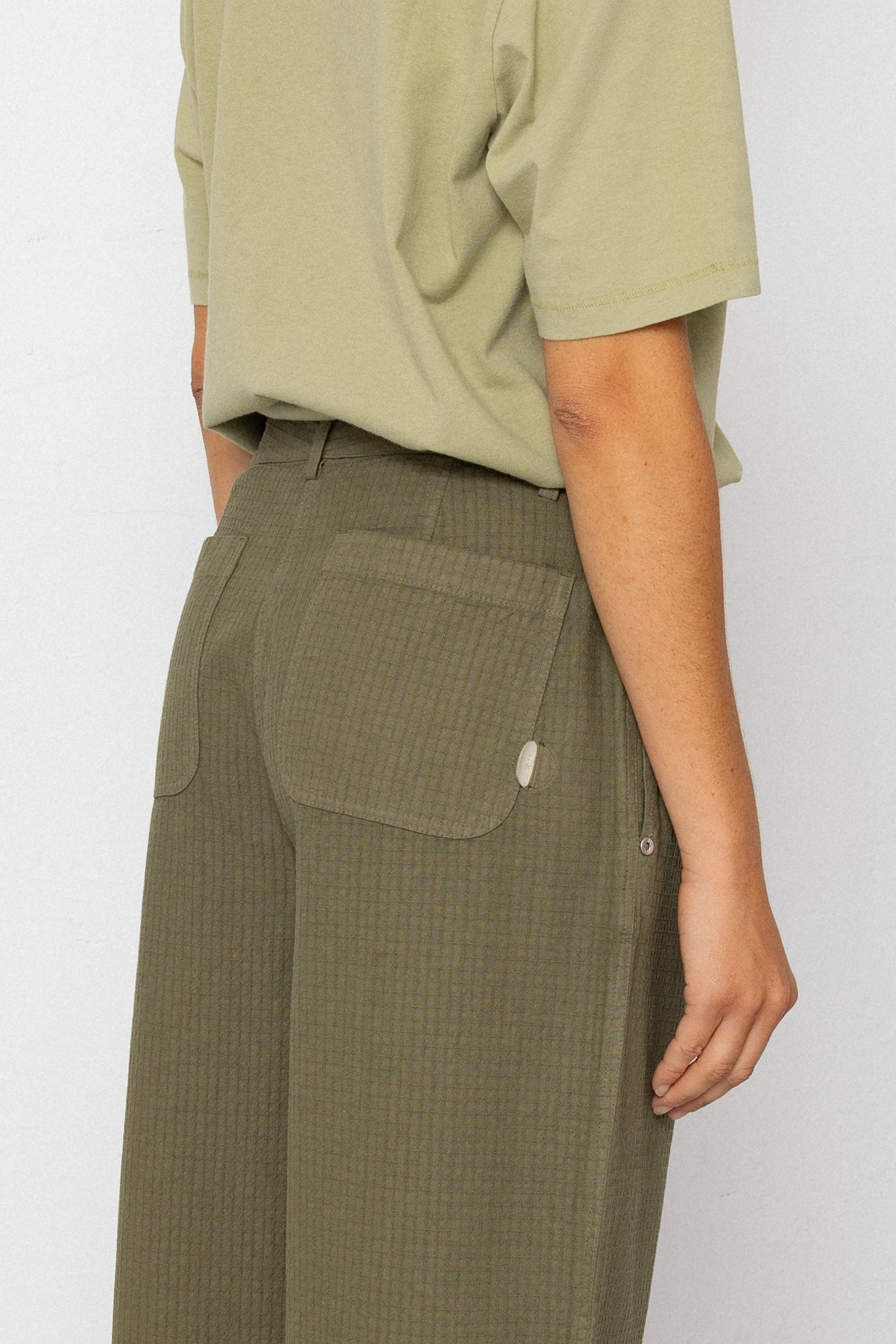 Baggy Trouser - Light Olive Chunky Ripstop