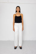 Baggy Trouser - White Denim