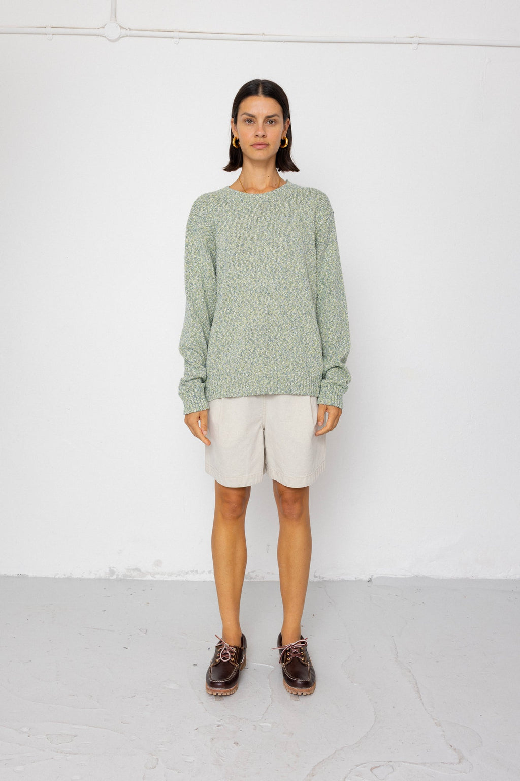 Chain Crew Jumper - Citron Mix