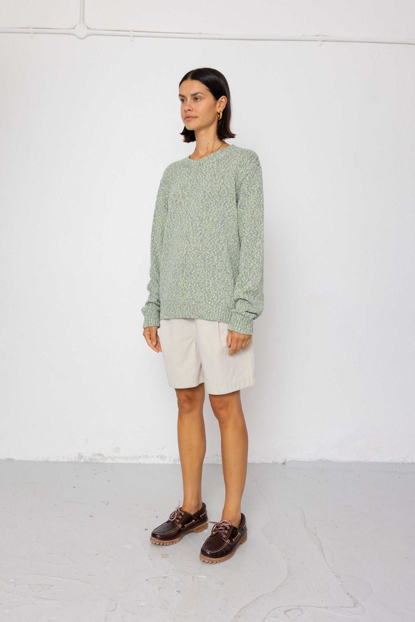 Chain Crew Jumper - Citron Mix