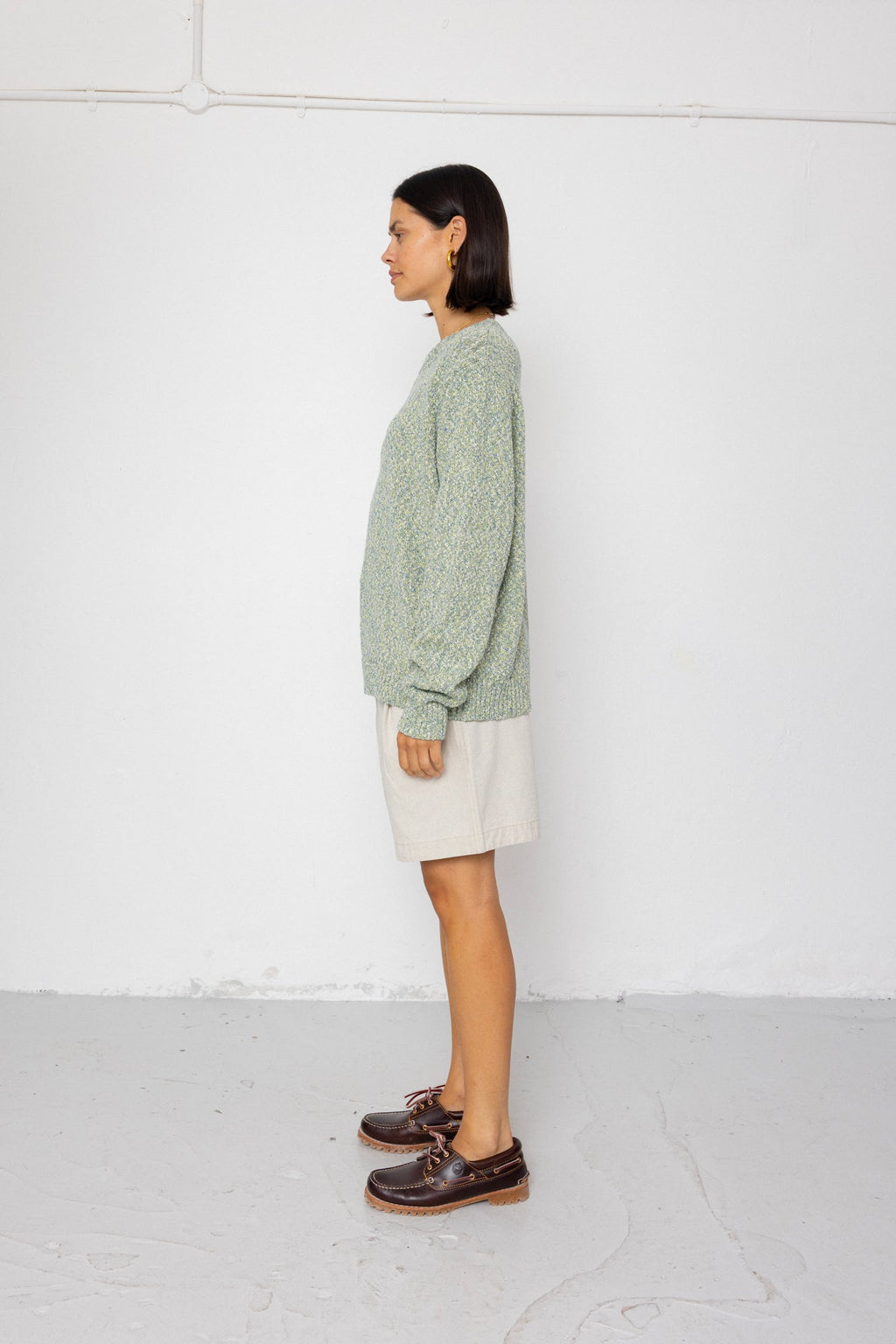 Chain Crew Jumper - Citron Mix