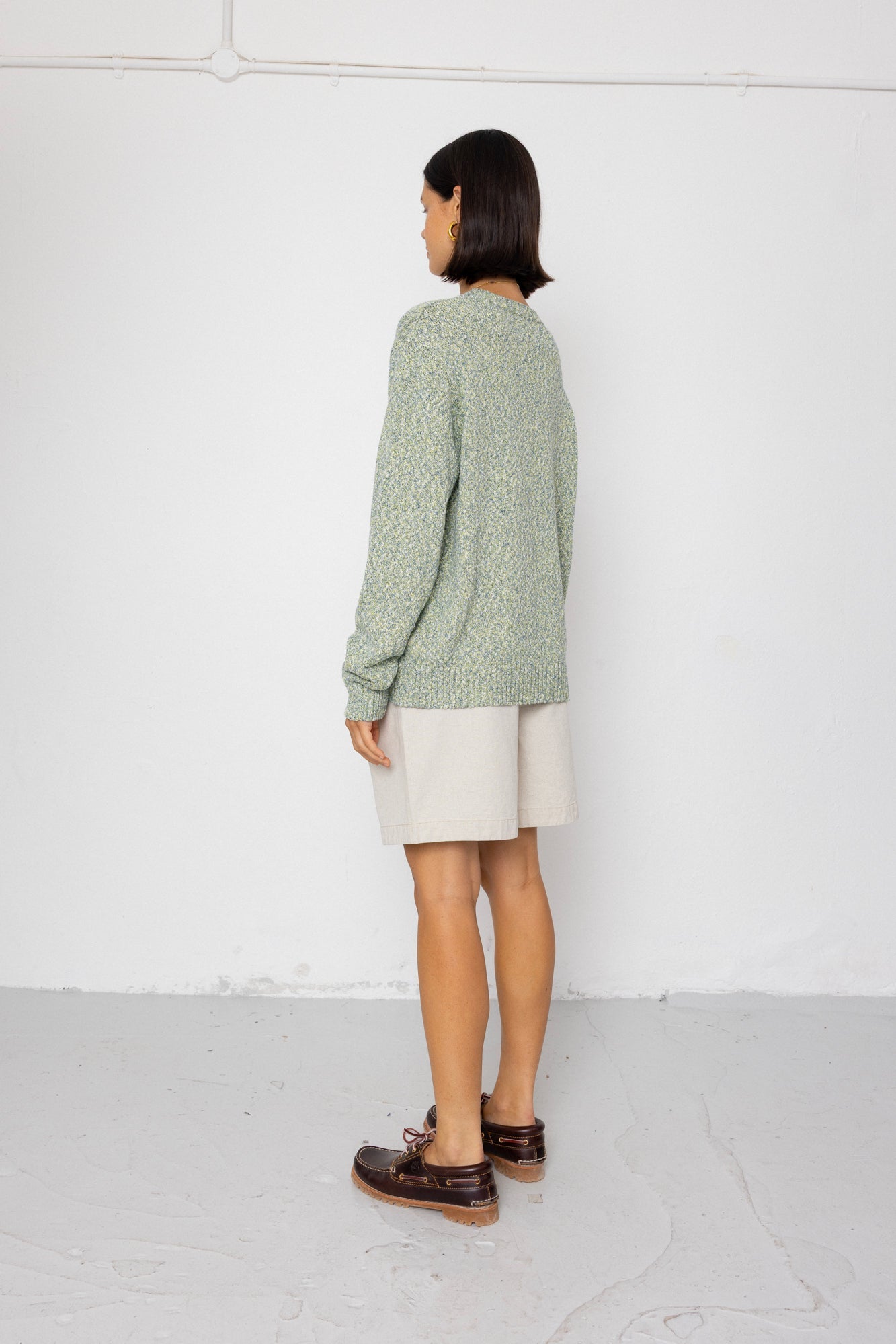 Chain Crew Jumper - Citron Mix