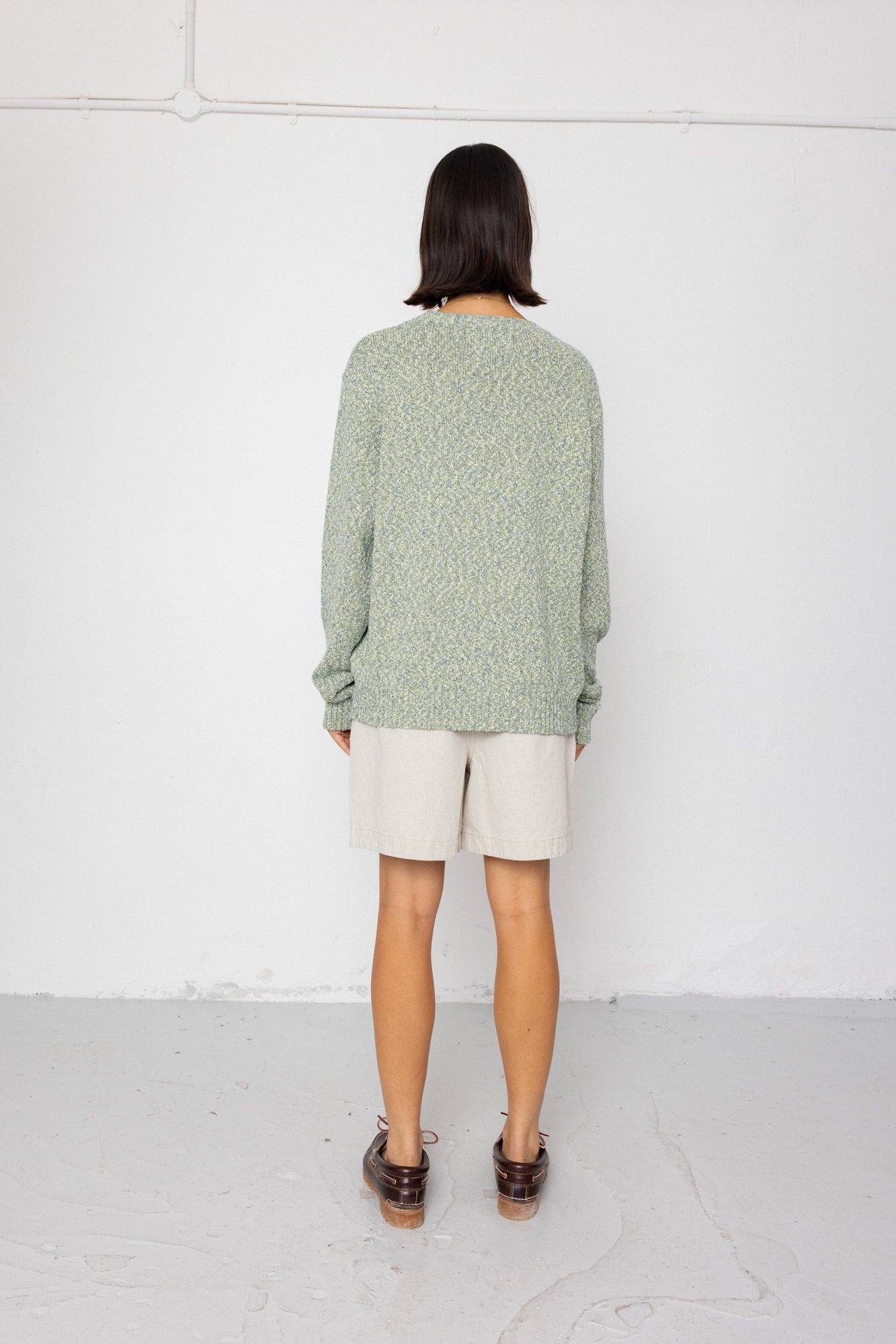 Chain Crew Jumper - Citron Mix