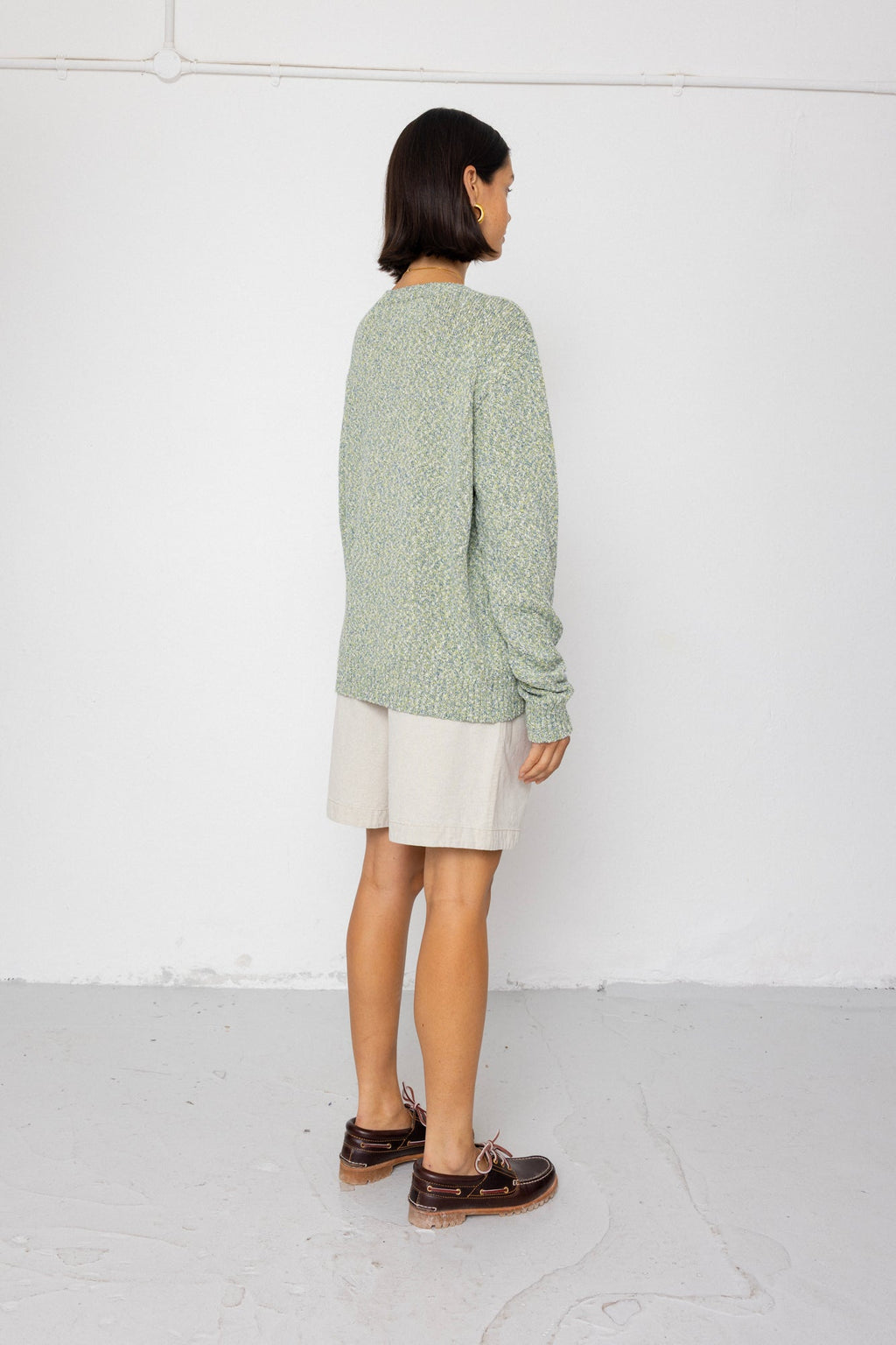 Chain Crew Jumper - Citron Mix