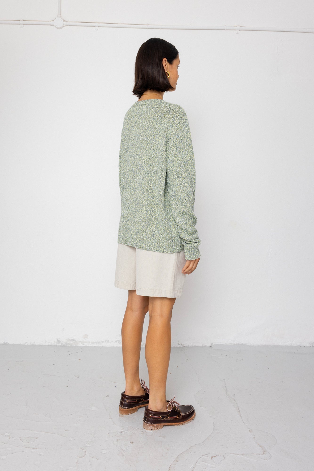 Chain Crew Jumper - Citron Mix