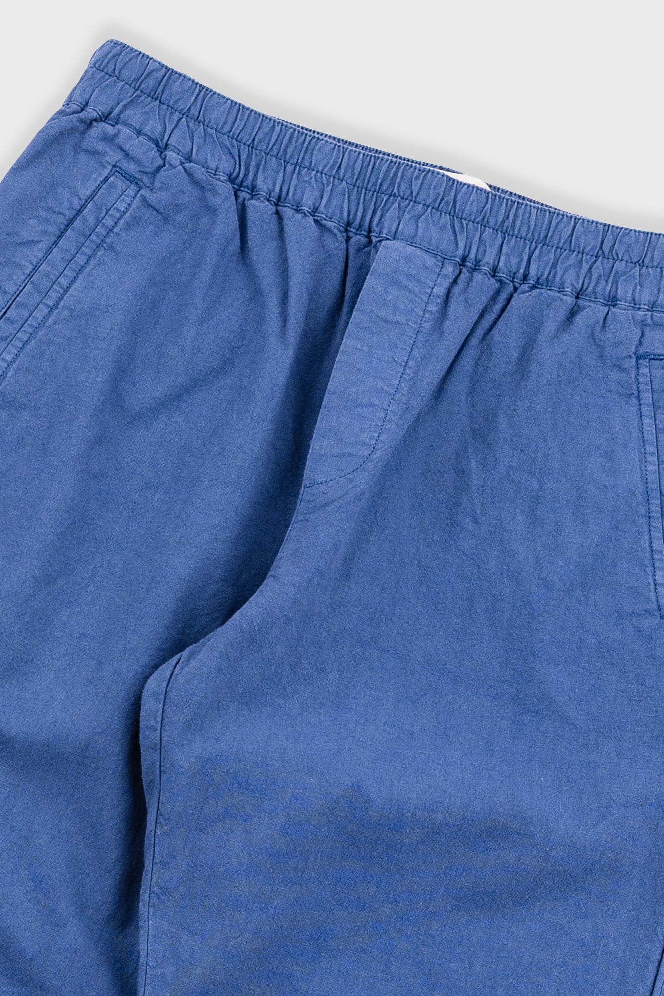 Cotton Linen Trouser - Woad