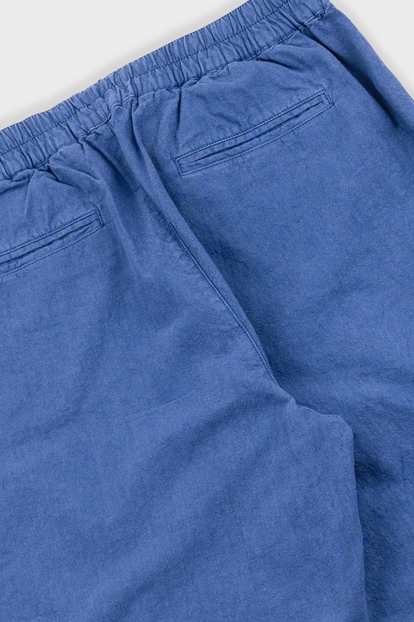 Cotton Linen Trouser - Woad