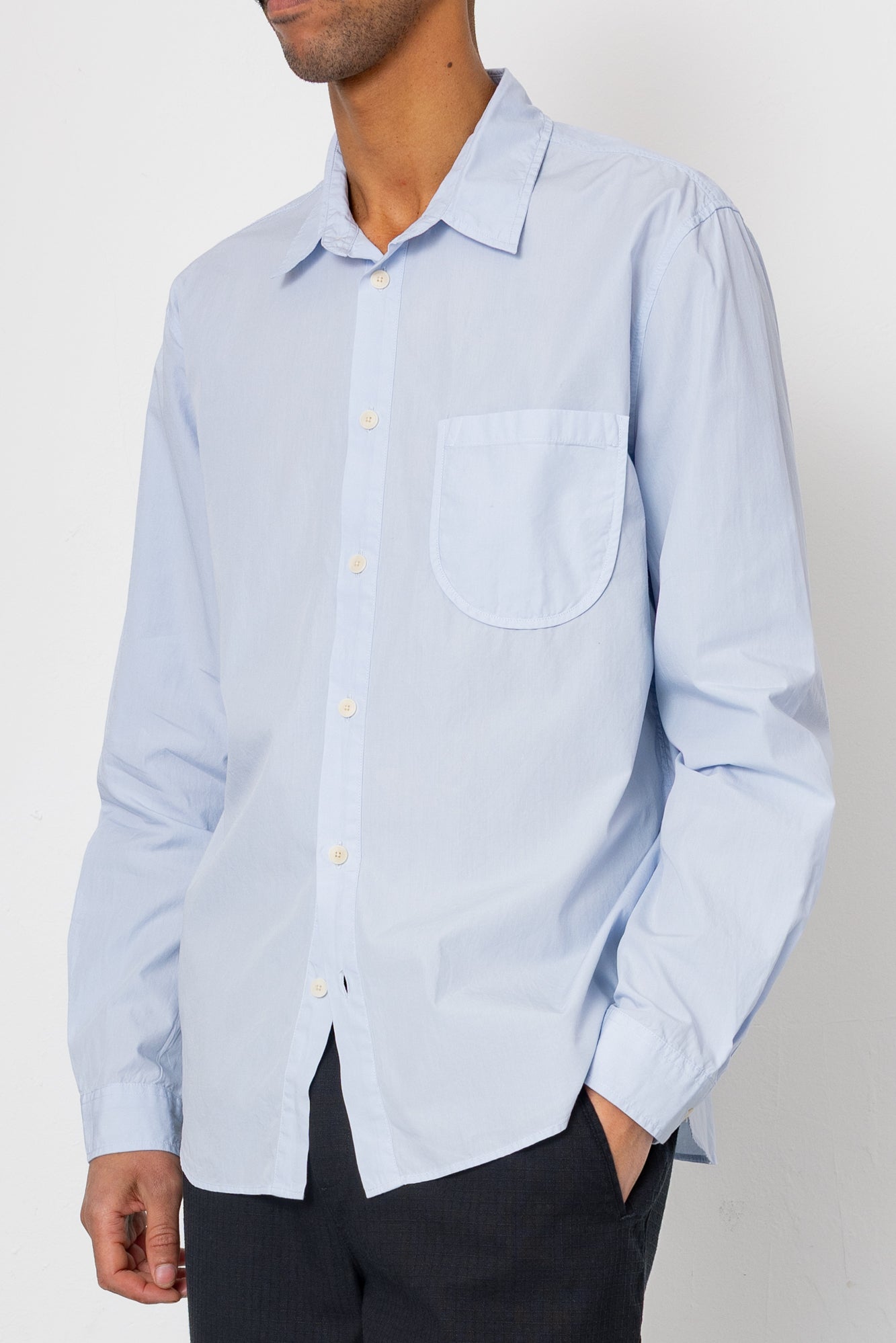 Curve Shirt - Light Blue