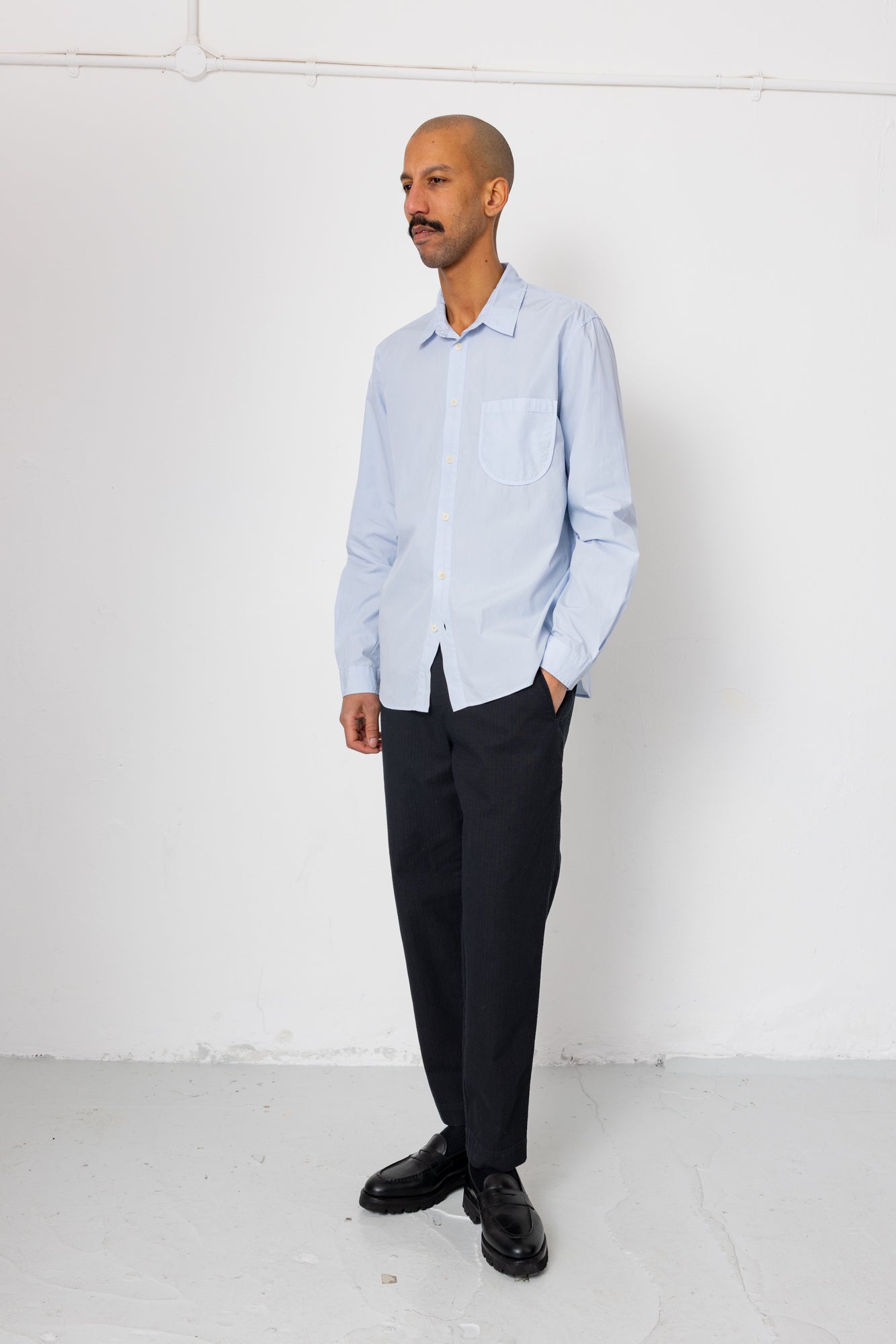 Curve Shirt - Light Blue