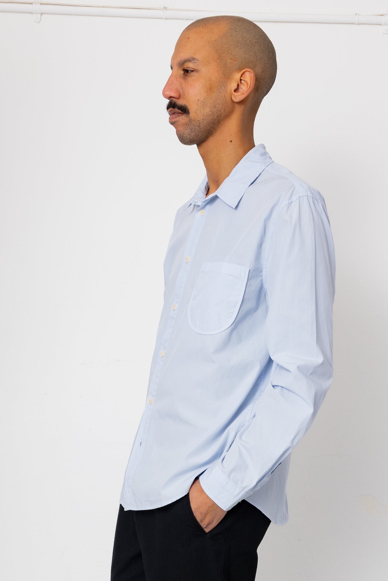 Curve Shirt - Light Blue