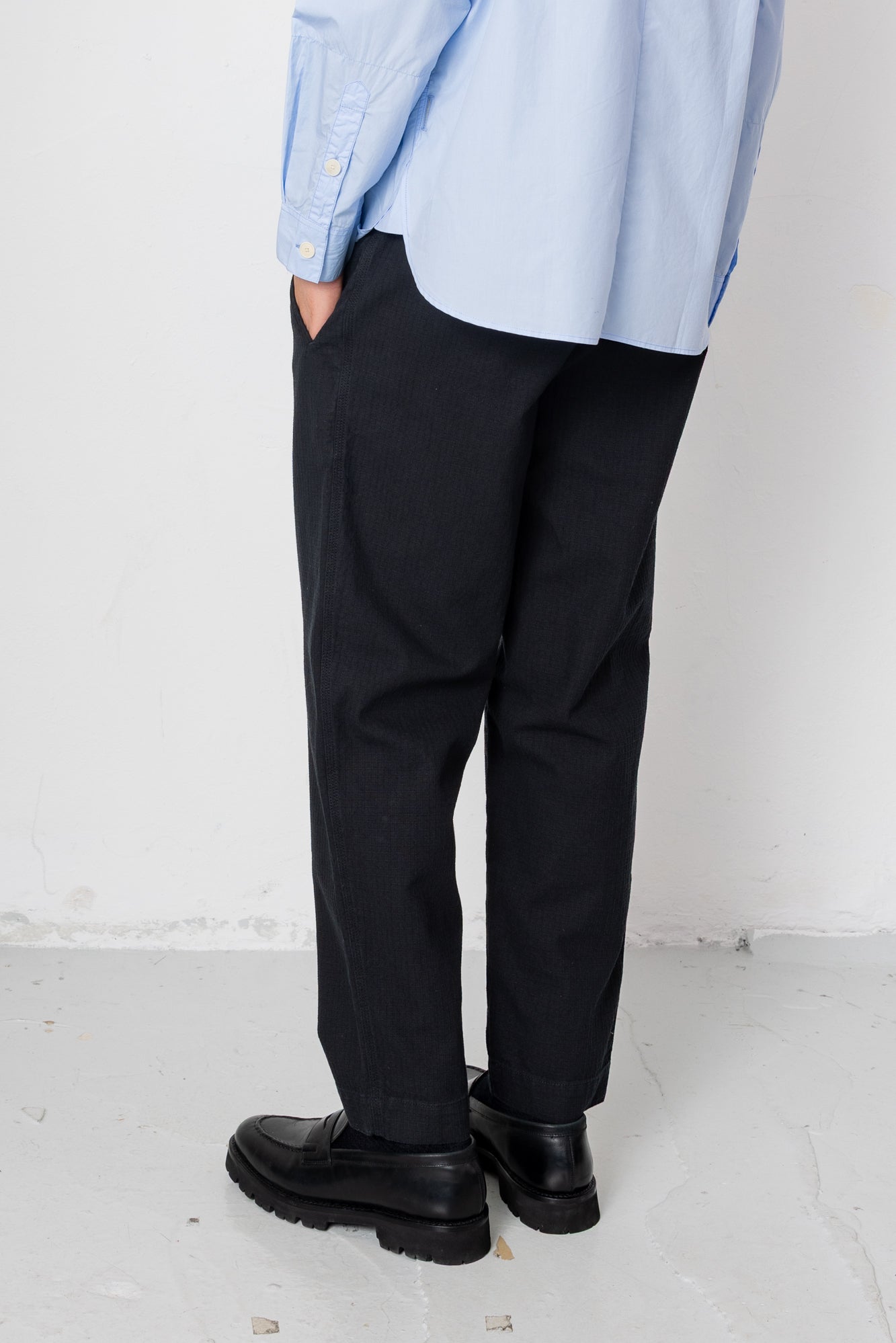 Drawcord Assembly Pant - Black Chunky Ripstop
