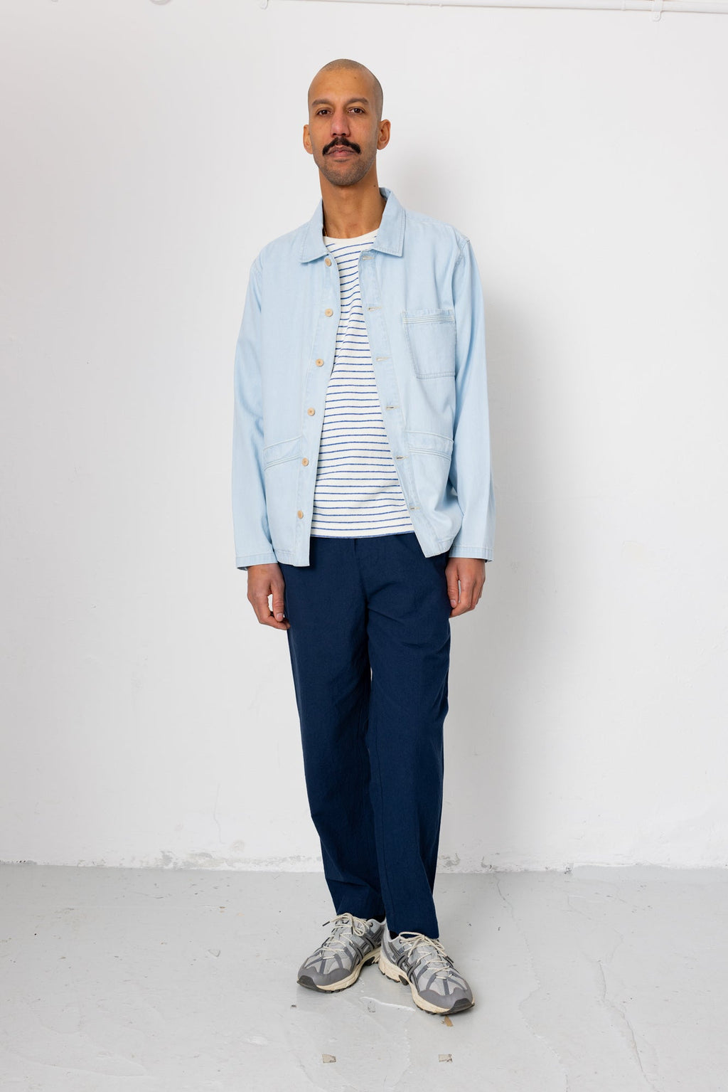 Drawcord Assembly Pant - Dark Navy Crinkle